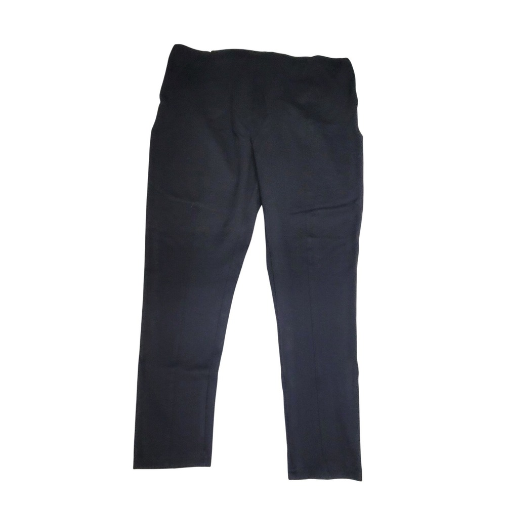 Ophelia Roe Black Pull On Ponte Knit Legging Pants Womens Plus 1X Stretch
